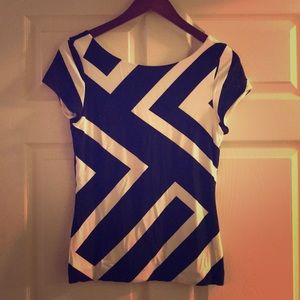 White House Black Market Reversible Tee